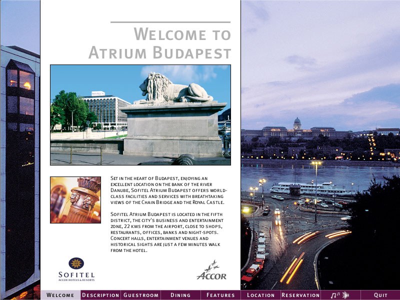 Sofitel Atrium Budapest, 2003.