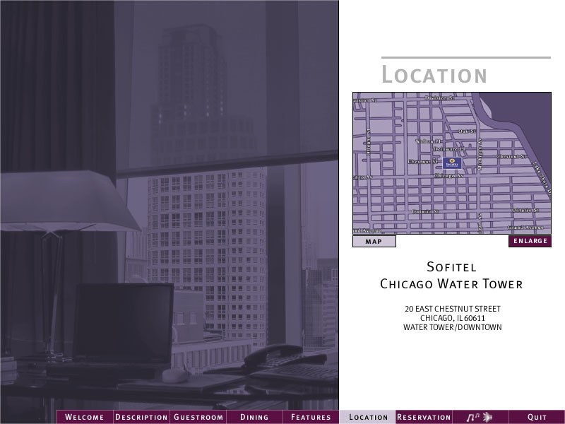 Location and reservations closed every disc.