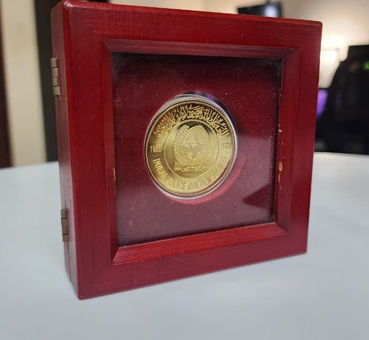 Dubai Police Golden Jubilee medal.