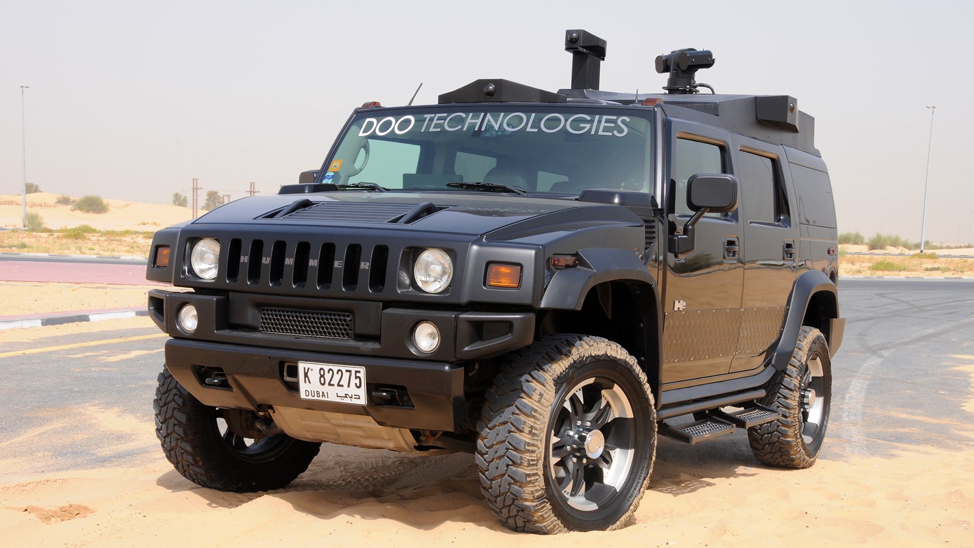 The Doo Technologies mobile video surveillance vehicle.