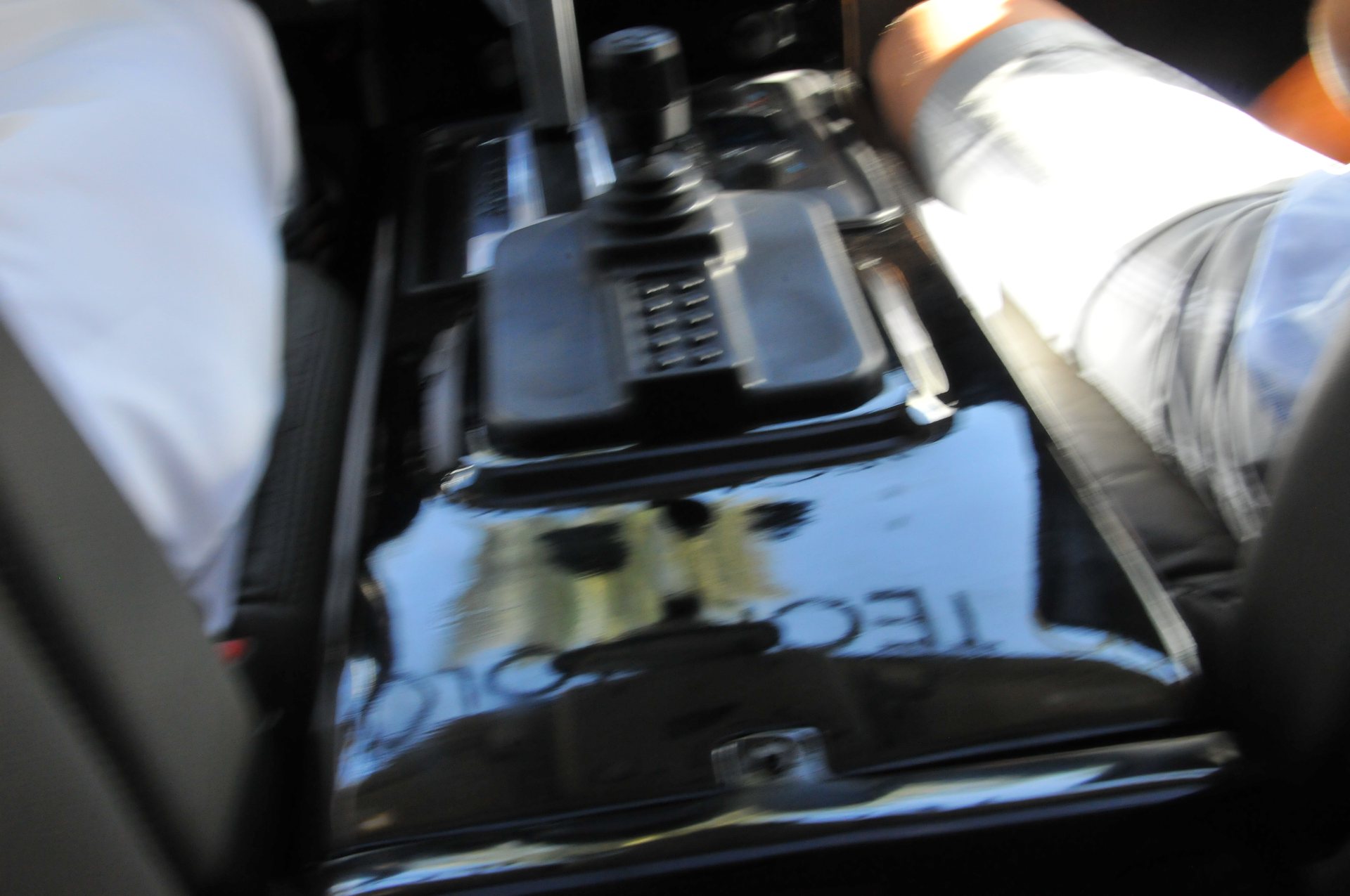 The joystick that drives the cameras.