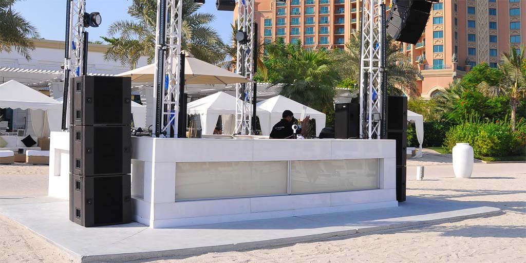 Set-up at Nasimi Beach, October 2011.