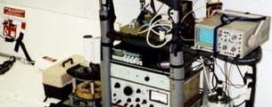 Experiment rack on board the A300 Zero-G