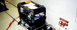 Experiment rack on board the A300 Zero-G